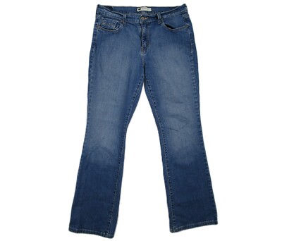Levi's 515 Women's Mid Rise Bootcut Jeans Sz 10M Blue Denims Straight above Knee