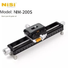 NiSi Quick Adjustment Macro Focusing Rail NM-200S with 360 Degree Rotating Clamp