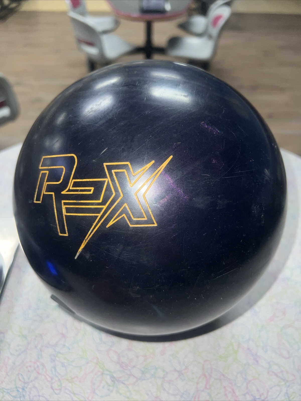 Used 15 Lb STORM DARK CODE Bowling Ball Used BOWLING Balls eBay