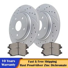 305mm REAR Brake Rotors and Pads for Chrysler Town Country Journey Brakes Kits