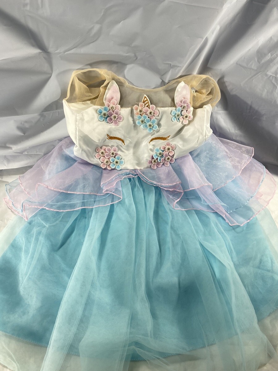 unicorn birthday dress in pakistan Ai Meng Baby Size 120 NEVER WORN This cute Long Tail Navy Blue A-LINE LINEN MAXI DRESS Style:EE01999BK
