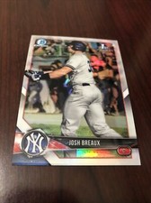 JOSH BREAUX 2018 1st Bowman Draft Chrome REFRACTOR BDC-57 Yankees *Mint* Qty