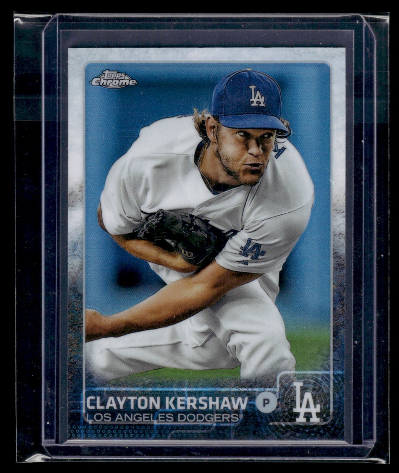 2015 Topps Chrome Refractor #55 Clayton Kershaw Dodgers