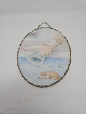 Vintage The Lullaby By Bessie Pease Gutmann Framed Print Nursery Art