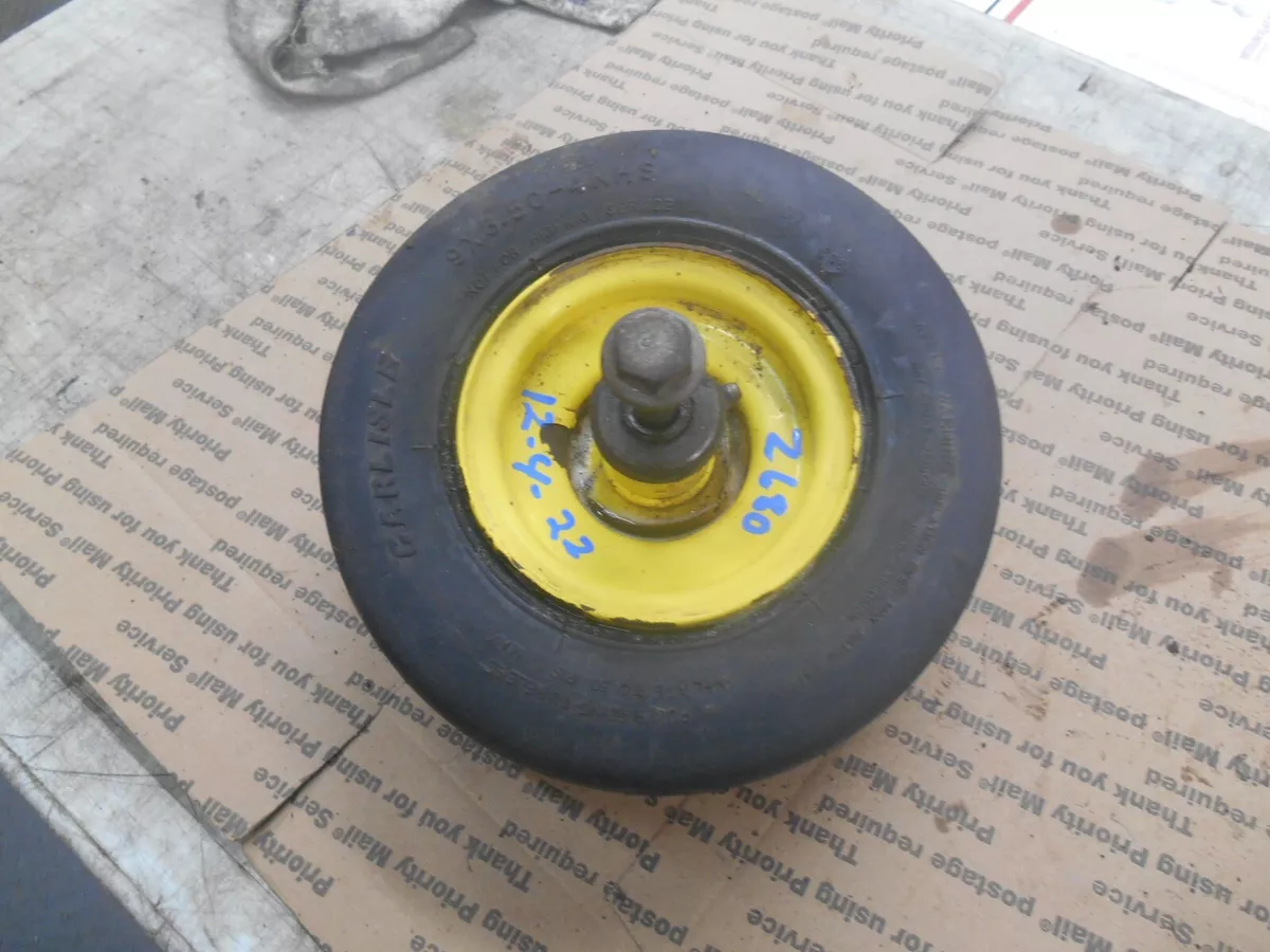John Deere F680 Z Trak Zero Turn MOWER DECK FRONT WHEEL TIRE. 13x6.5 6