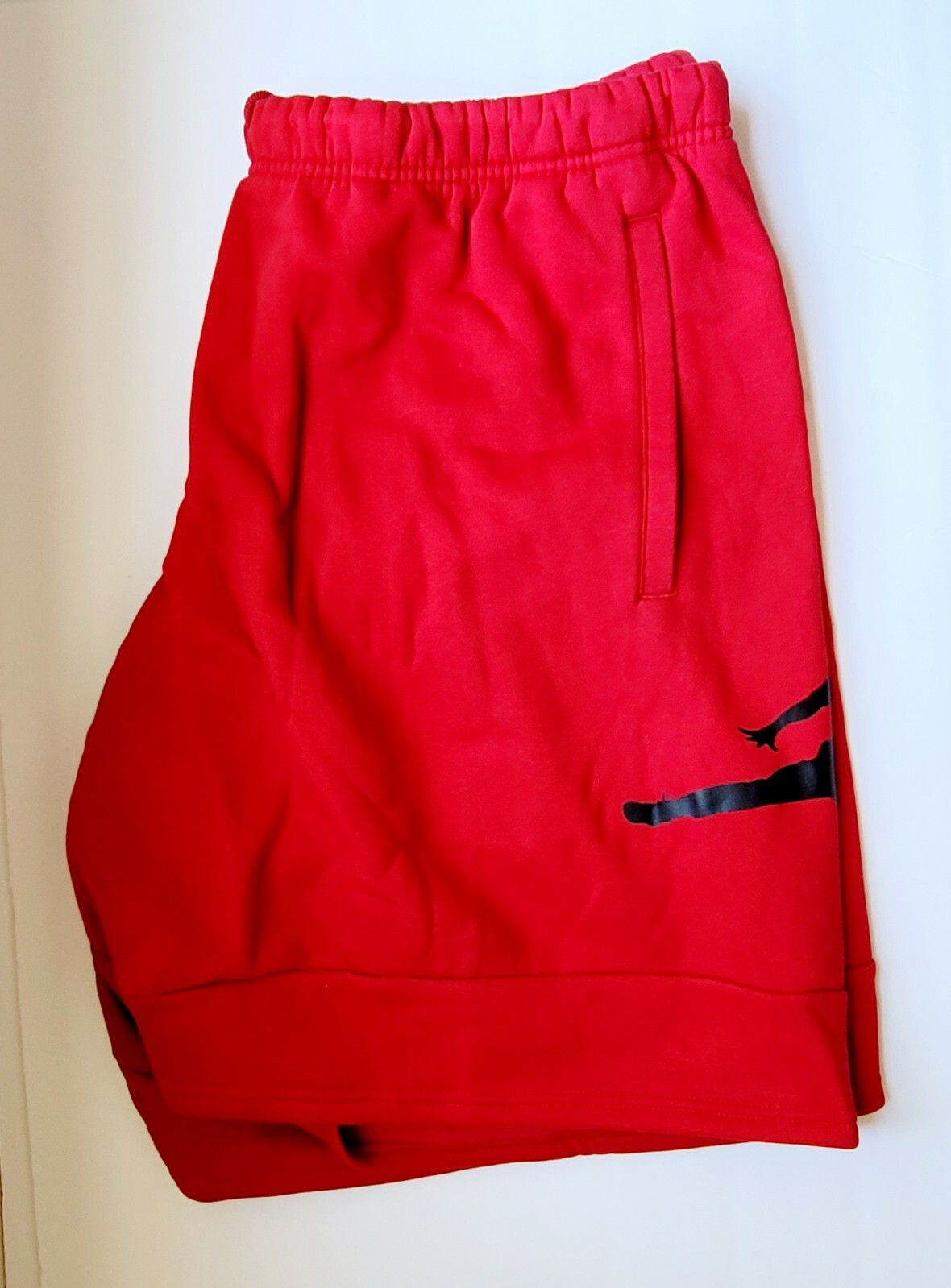 Jordan Nike Mens Jumpman Logo Flight Fleece Shorts Size XL Red Ck6707 for  sale online | eBay