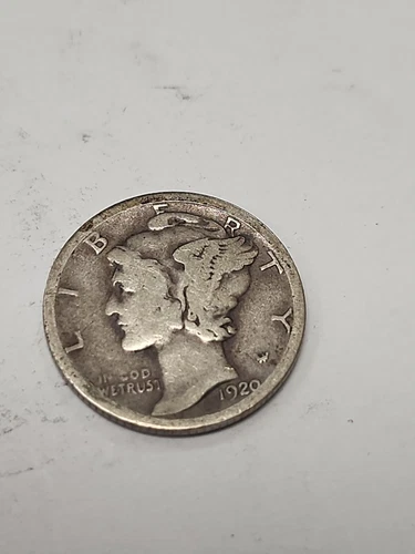 1920 S Mercury Dime G Good 90.0% Silver JRT 277