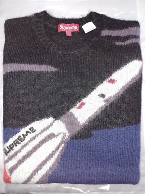 Size L - Supreme Rocket Sweater (FW22)(Black) | eBay