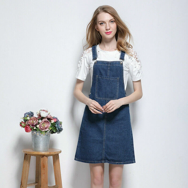 Ladies bib shop and brace dress