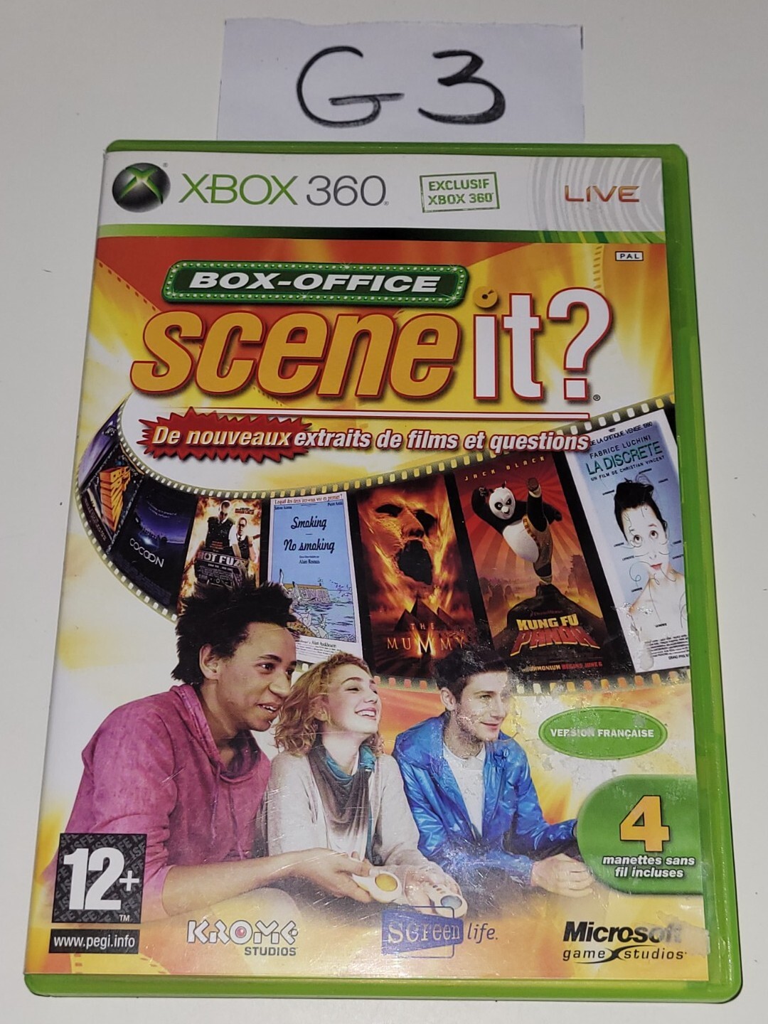 Microsoft Xbox 360 - Box Office Scene It? - Bon État
