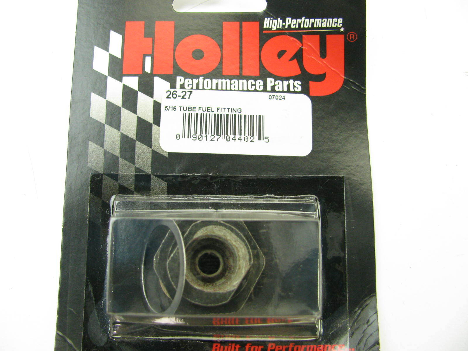 Holley 2627 Fuel Bowl Inlet Fitting Inverted Flare 5/16" 1/2"20 X