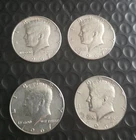 LOT OF 4-- 1967 KENNEDY HALF DOLLARS 40% SILVER
