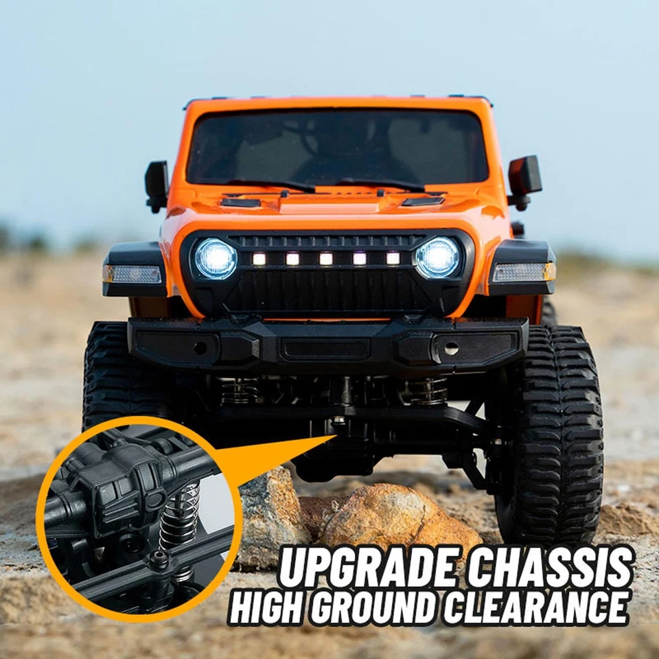1:18 4*4 RC Simulation Rock Crawler Car C8801 2.4G RC Off Road RTR Vehicle Model - Image 4 of 4
