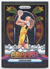 2025 Panini Prizm WNBA #2 Cameron Brink Groovy Los Angeles Sparks