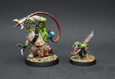 Ork Painboy u. Grot Armageddon Box [Pro Painted] Warhammer 40k 11th Edition
