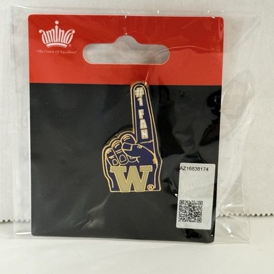 University Of Washington Huskies Lapel Pin Team #1 Fan NCAA NEW