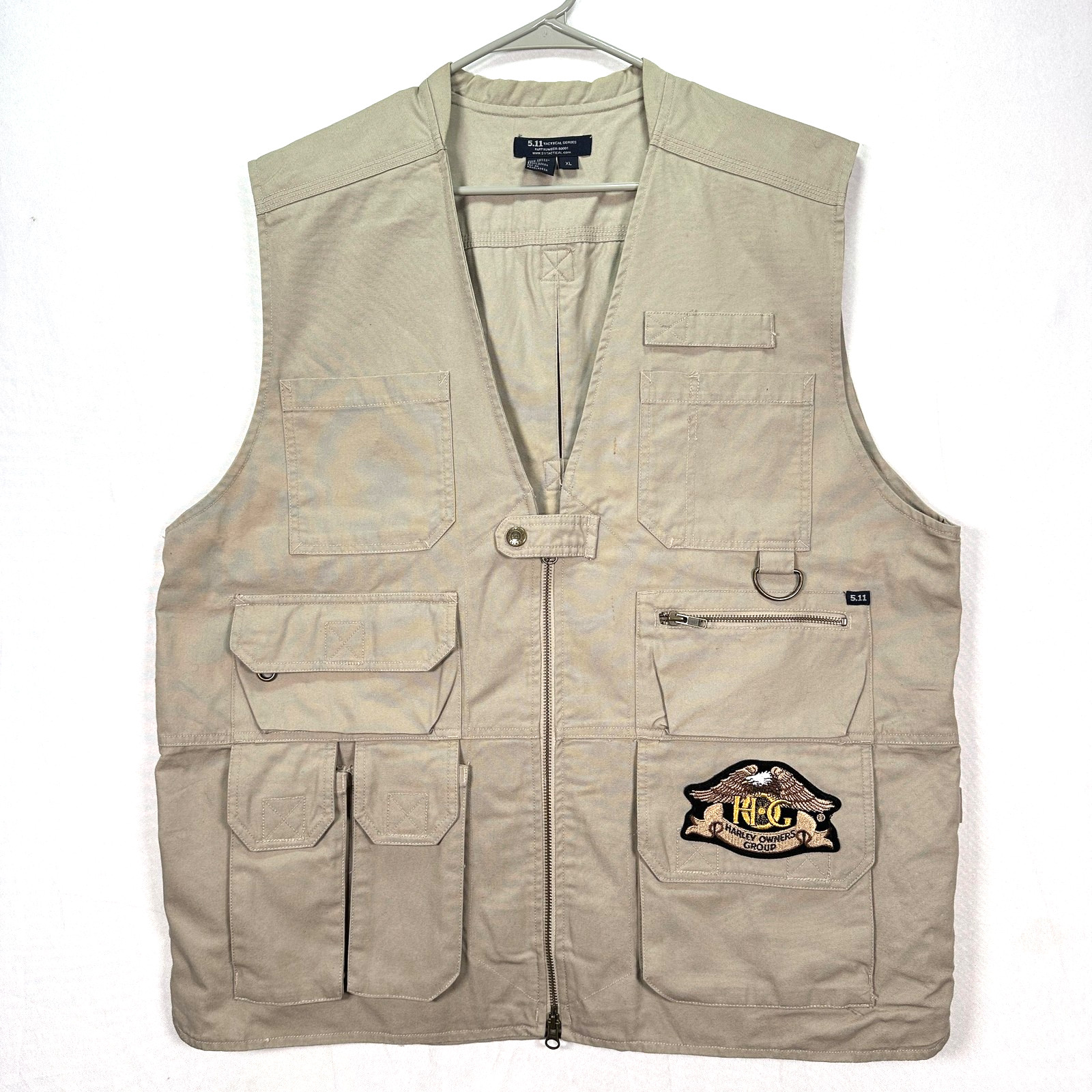 511 Tactical Series Vest Mens XL Tan Utility Outdoor Harley 