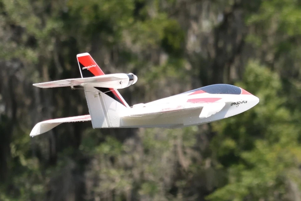 Avión de radiocontrol Skynetic Dragonfly hidroavión V2 700 mm 27,5" envergadura PNP EE. UU. Foto 4 de 4