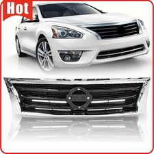 Front Bumper Grille Upper Grill Assembly Chrome For 2013 2014 2015 Nissan Altima