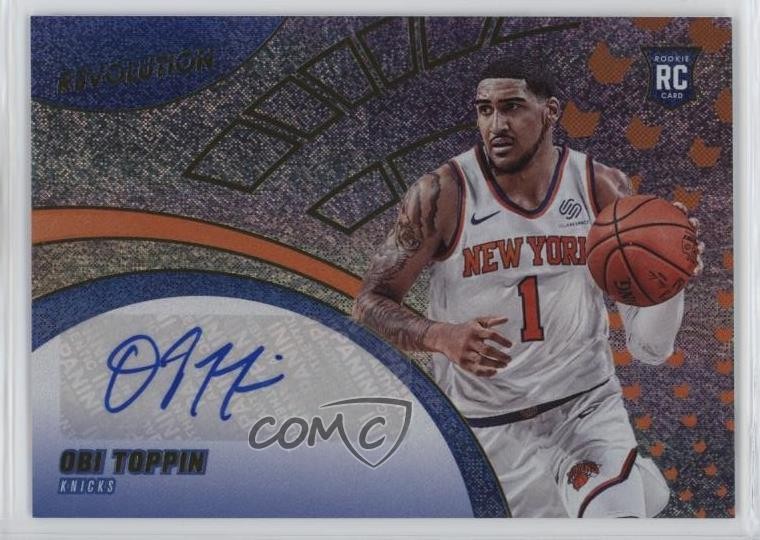 2020-21 Panini Revolution Rookie Auto Obi Toppin #RA-OT Auto RC 1o1q