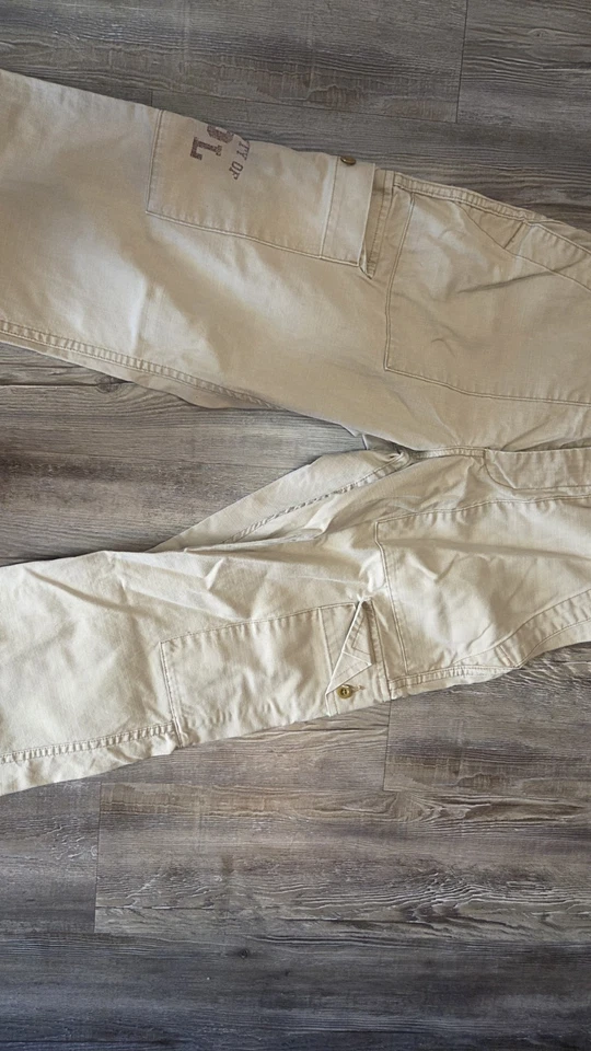 Pantalones cargo de colección Y2K Polo Jeans Co para hombre 29 x 32 caqui EXCEDENTE Ralph Lauren Foto 2 de 4
