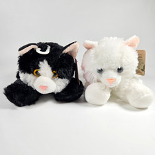 Aurora Maynard Cat Sugar Too White Cat Mini Flopsie 8" Stuffed Animal Plush