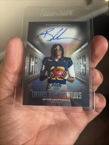 2025 Topps Bryce Underwood Campus Stars Autograph CSS-BU