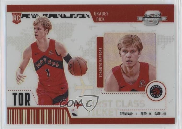 2023-24 Panini Contenders Optic First Class Ticket Gradey Dick #3 11nu