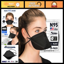 N95 Respirator Masks - NIOSH Certified Duckbill Style, Protective Face Masks (20