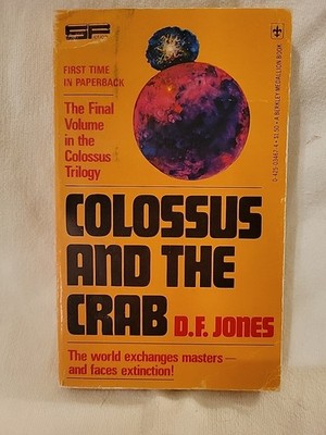Vintage 1977 Colossus and the Crab D. F. Jones Science Fiction Berkley Paperback