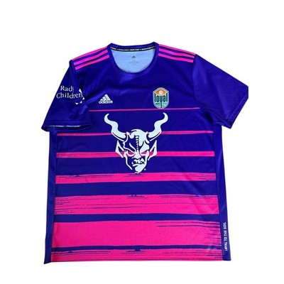 Adidas San Diego Loyal SC Stone Brewing Soccer Jersey Purple Pink Mens 2XL