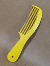 Vintage Yellow Goody Purse Pocket Super Comb 1980s Unbreakable 6.5