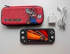 Nintendo Switch Lite 32GB Grey + Case + LEGO Game + Charger UK Seller
