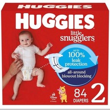 Huggies Little Snugglers Size 2 Baby Diapers 84 Count Disney Winnie the Pooh