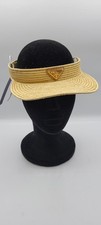 Prada Crochet Visor Hat