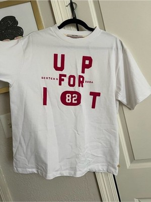 Scotch & Soda White Tee - UP FOR IT