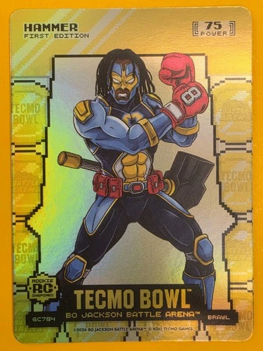 Bo Jackson Battle Arena Tecmo Bowl Hammer Omarion Hampton Gold Coin GC794 Brawl