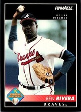 Ben Rivera Atlanta Braves 554 Pinnacle ’92 Rookie Prospect 1992 Baseball Card. rookie card picture