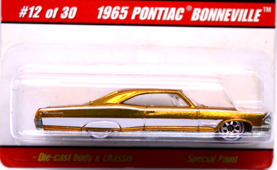 Pontiac Bonneville SF amarillo WL7spk's Hot Wheels Classics serie 2 #12 1965 Foto 2 de 4