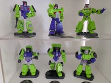 COMBO PACK! Blokees Transformers Galaxy ALL 6 Constructicons! UNASSEMBLED in BOX