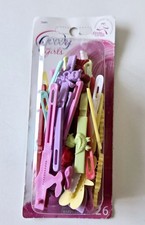 Goody Hair Barrettes 2009 Pastels Red New In Box 26 Plastic Clips