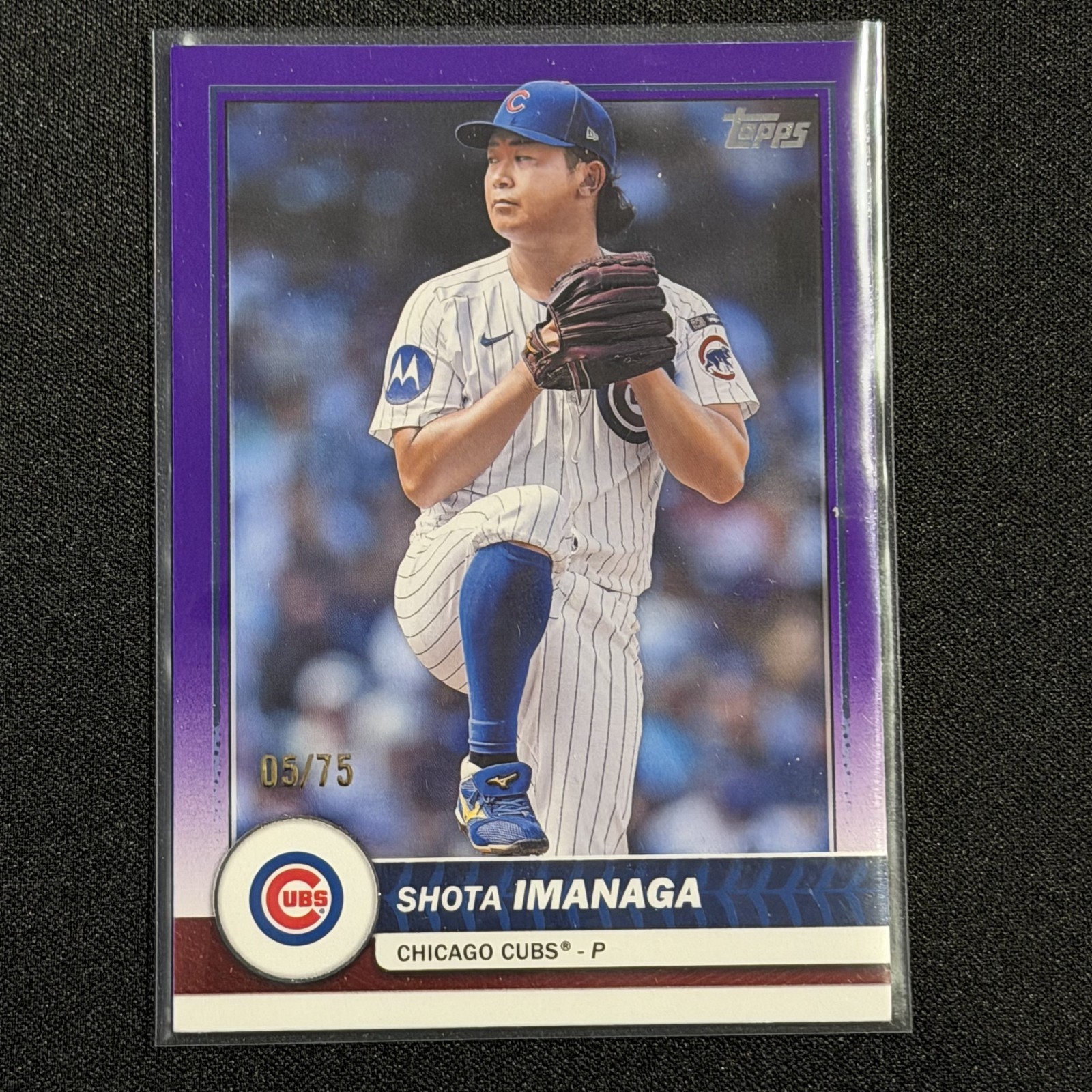 2026 Topps Flagship Baseball Shota Imanaga #52 - Purple Paper /75
