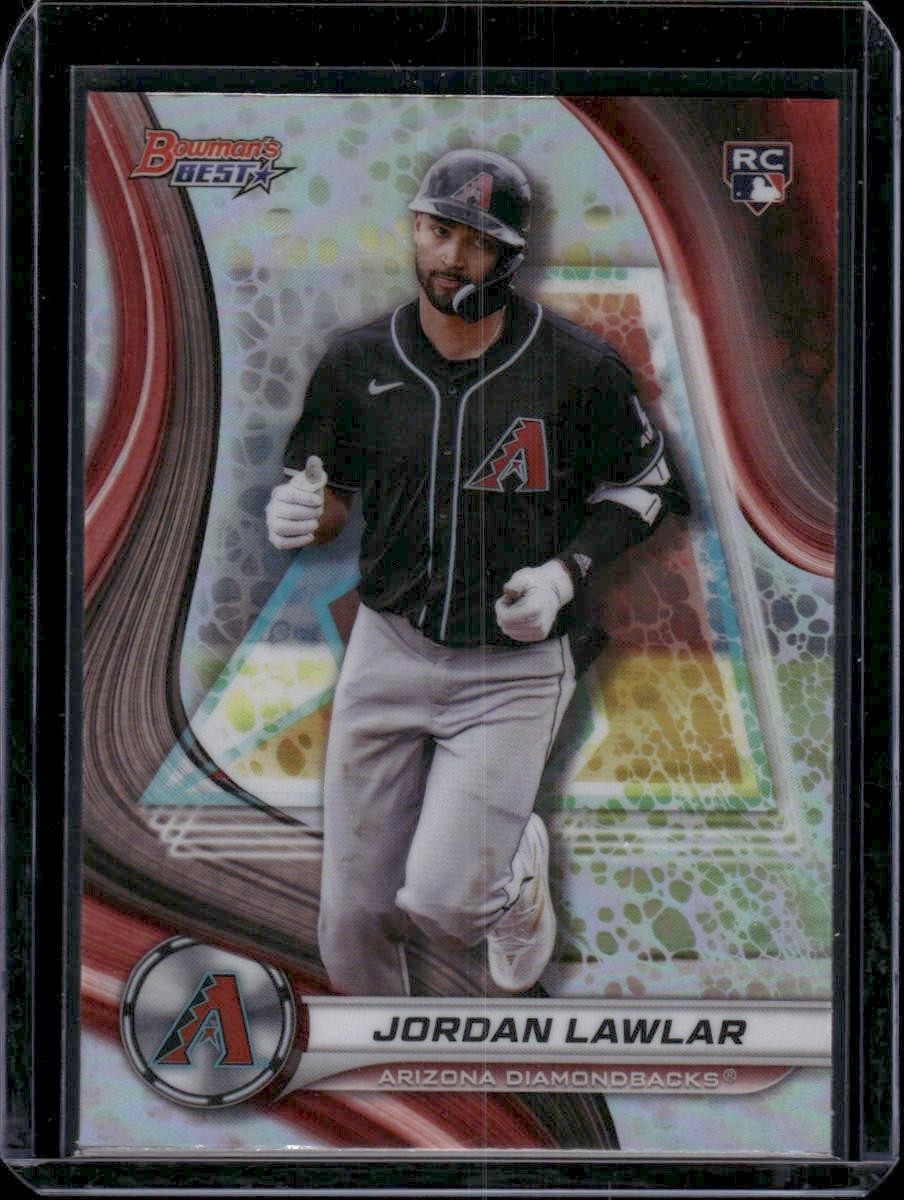 2024 Bowman's Best #4 Jordan Lawlar Rookie Refractor Arizona Diamondbacks