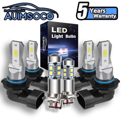 CSP LED Headlight+Fog Light Cool White Bulbs For Chrysler Sebring 1995 1996-2000