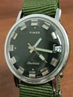 VINTAGE 1960's TIMEX ELECTRONIC CALENDAR WATCH