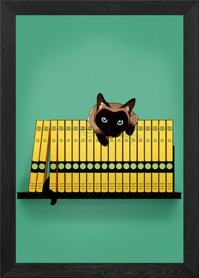The Reader 1 Framed Wall Art Poster Canvas Print Picture