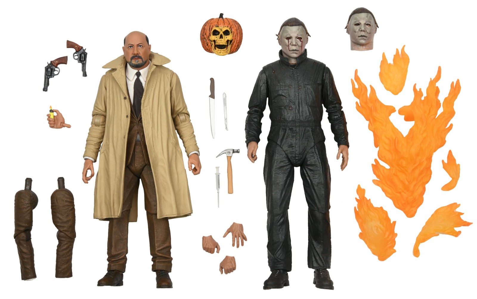 NECA Michael Myers - RXZER23 Хэллоуин 2 Набор из 2 фигурок Разноцветный 22890₽