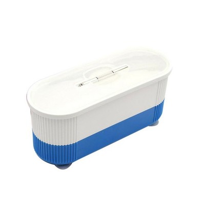 Mini Ultrasonic Jewelry Cleaner Denture Eye Glasses Coins Cleaning Machine Tool.