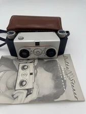 Delta Stereo Twin Lens 3-D Collectable Camera With Case And Instructions