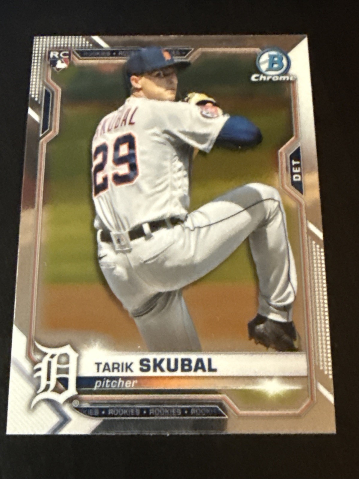 2021 Bowman Chrome Tarik Skubal RC Rookie #28 Tigers